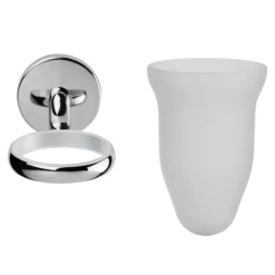 Croydex - Hampstead Tumbler & Holder - Chrome -Bathroom Accessories qm641841ai3