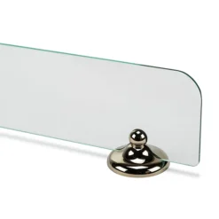 Croydex Grosvenor Flexi-Fix Glass Shelf - Gold -Bathroom Accessories qm701403ai3