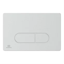 Ideal Standard Oleas M1 Matt Chrome Mechanical Dual Flush Plate -Bathroom Accessories r0116jg d1