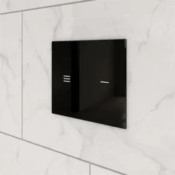 Ideal Standard Symfo NT1 Black Touchless Glass Dual Flushplate -Bathroom Accessories r0129rx d1