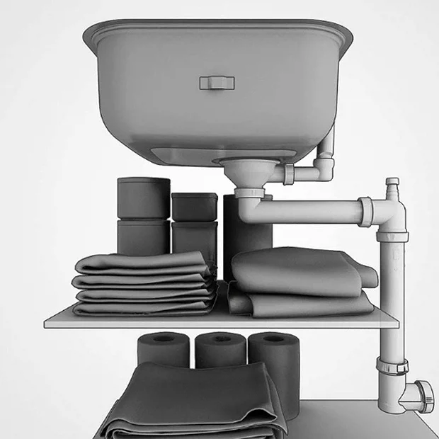 Reginox Panama Space Saving Waste Syphon 4 Reginox Panama Space Saving Waste Syphon - Image 4