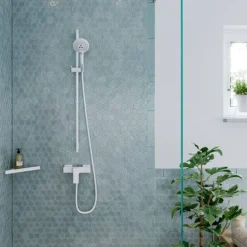 Hansgrohe AddStoris Matt Black Corner Shower Basket -Bathroom Accessories shower lifestly 1