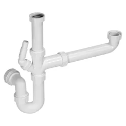 McAlpine 1.5 Bowl Kitchen Sink Plumbing Kit With 1 Nozzle