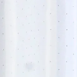 Sparkle W1800 X H1800mm Polyester Shower Curtain - White