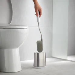 Joseph Joseph Flex Lite Toilet Brush - Steel -Bathroom Accessories steel l2 life style