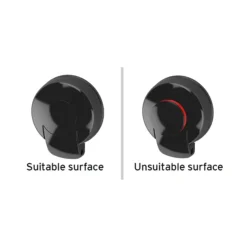 Orion SuctionLoc Black Soap Basket