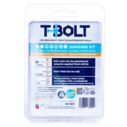 T-Bolt Plasterboard Fixings (Pack Of 4) -Bathroom Accessories tbolt4pk d1
