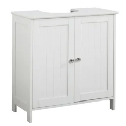 Tongue And Groove Under Basin Cabinet - White -Bathroom Accessories tg109md4