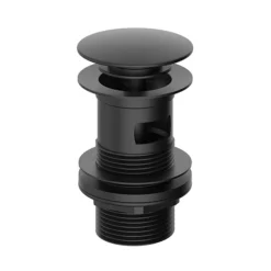 Heritage Clicker Basin Waste - Slotted - Matt Black