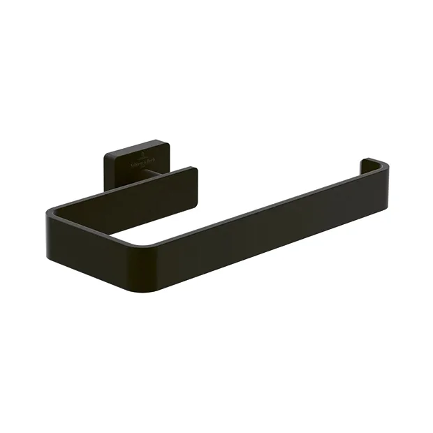 Villeroy & Boch Villeroy And Boch Elements Striking Towel Rail - Matt Black 1 Villeroy & Boch Villeroy And Boch Elements Striking Towel Rail - Matt Black