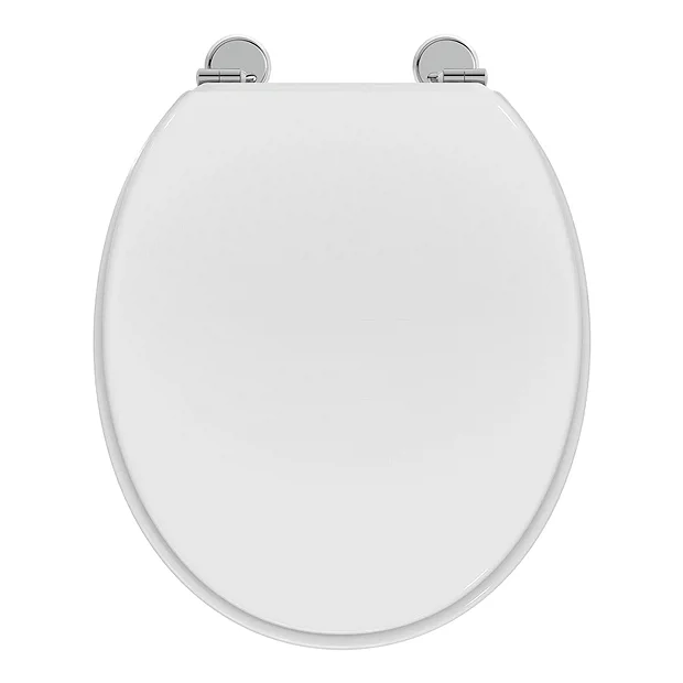 Ideal Standard Waverley White Standard Toilet Seat & Cover 2 Ideal Standard Waverley White Standard Toilet Seat & Cover - Image 2