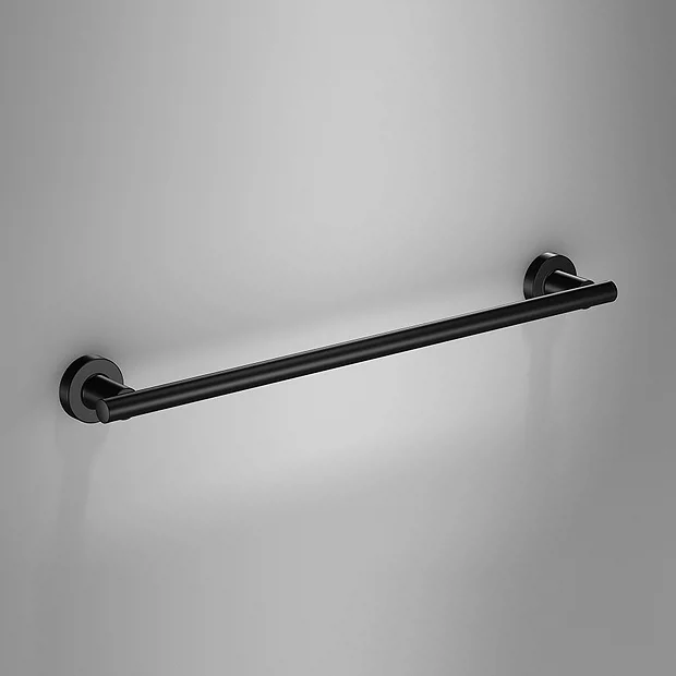 Venice Black 330mm Towel Rail 2 Venice Black 330mm Towel Rail - Image 2