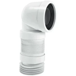 McAlpine 90 Degree Flexible WC Pan Connector