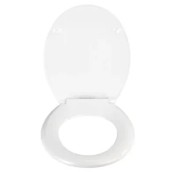Wenko Waterdrop Grey Soft-Close Toilet Seat