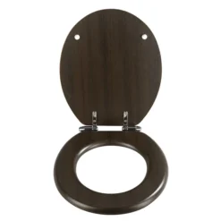 Wenko Wenge MDF Soft Close Toilet Seat -Bathroom Accessories wenkowengemdfsoftclosetoiletseatd1