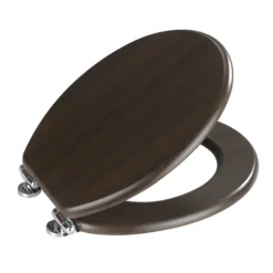 Wenko Wenge MDF Soft Close Toilet Seat