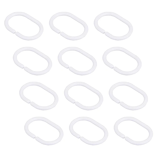 White W1800 X H2000mm Polyester Shower Curtain 1 White W1800 X H2000mm Polyester Shower Curtain