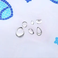 Fish Motif Polyester Shower Curtain W1800 X H1800mm -Bathroom Accessories wig18sc d1