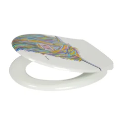 Croydex Angus McCoo Flexi-Fix Toilet Seat By Steven Brown Art -Bathroom Accessories wl604022 d4