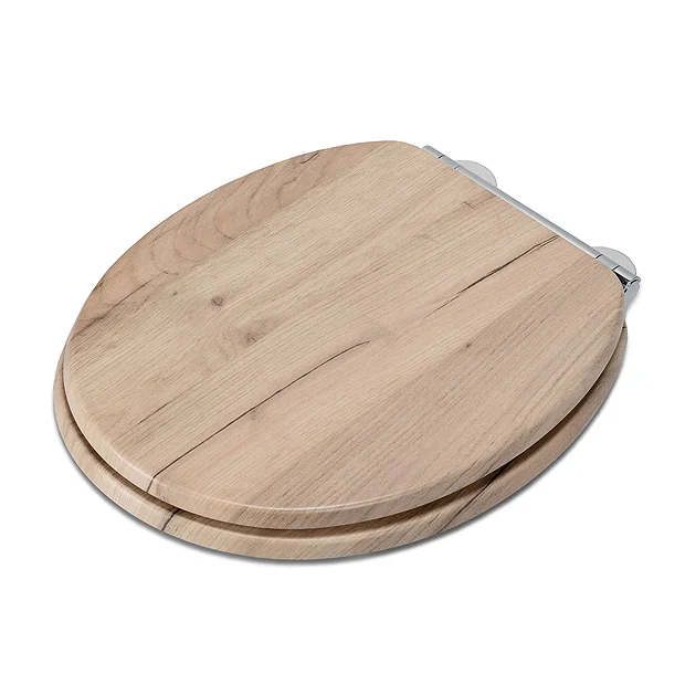 Croydex Corella Grey Oak Effect Flexi-Fix Toilet Seat With Soft Close And Quick Release 4 Croydex Corella Grey Oak Effect Flexi-Fix Toilet Seat With Soft Close And Quick Release - Image 4