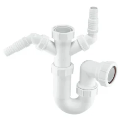 McAlpine Sink Trap With Twin 135° Domestic Appliance Nozzles