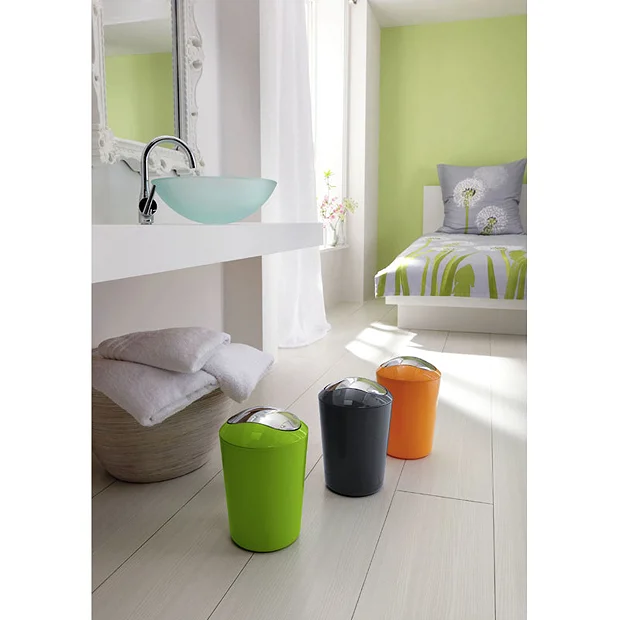 Kleine Wolke - Glossy Swing Bin - Anthracite 1 Kleine Wolke - Glossy Swing Bin - Anthracite