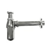Imperial Polished Nickel 1/4 Basin Bottle Trap